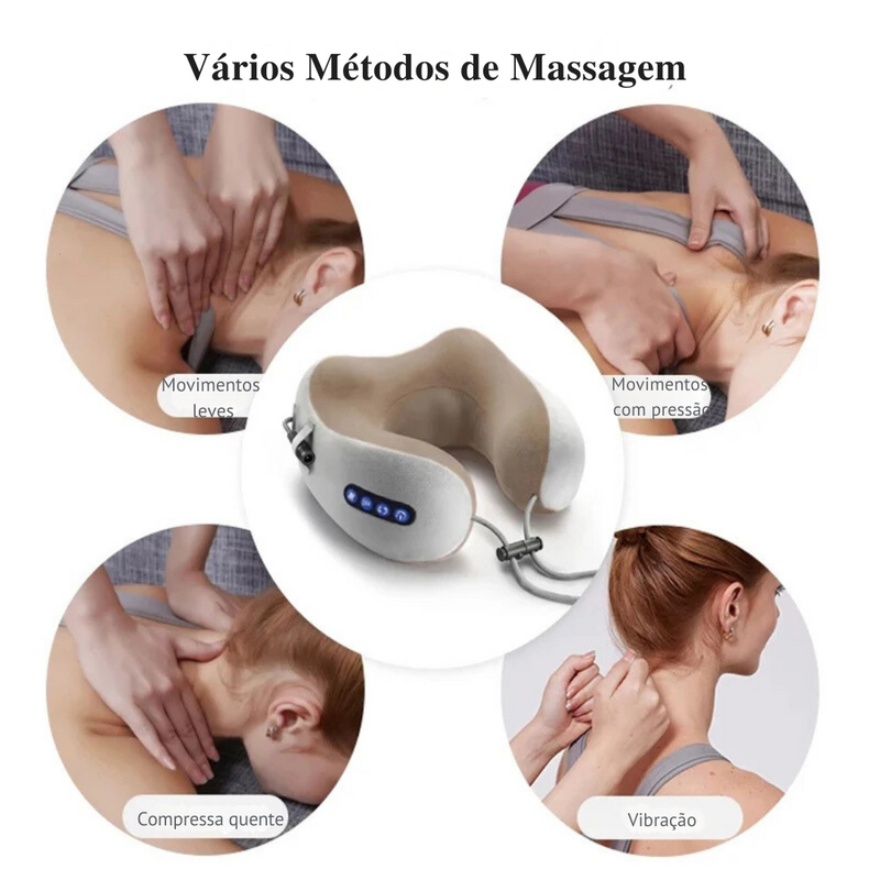 Almofada de massagem para pescoço - Relax Vibe