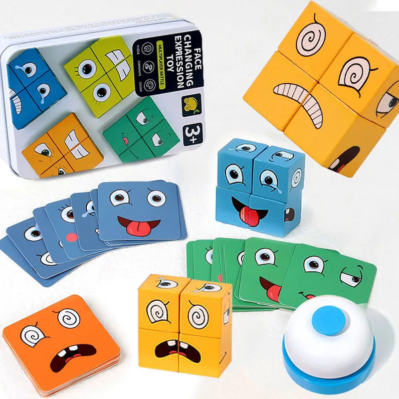 Jogo Montessori - Cubo das Emoções